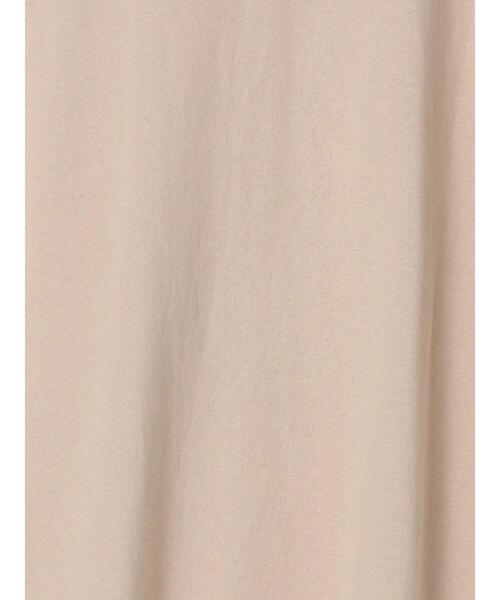 Samansa Mos2(サマンサ モスモス)の「発泡ロゴプリントTシャツ(Tシャツ/カットソー・レディース・グリーン/ベージュ/キナリ/ブラック・フリ-)」の19枚目の写真