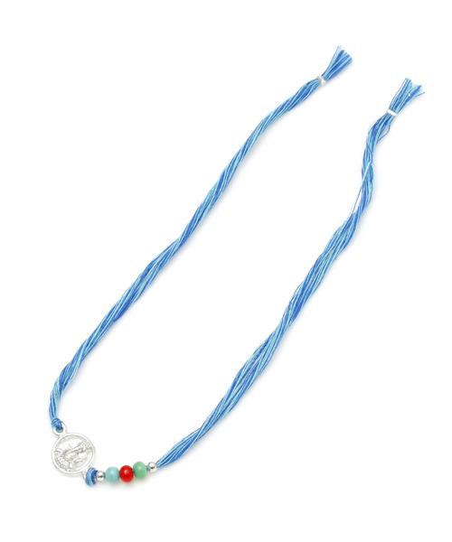 チャイハネ（チャイハネ）の「【チャイハネ】ガネッシュMEN'Sミサンガアンクレット（アンクレット・メンズ・ブラック/ブルー/オレンジ/グリーン/ピンク/レッド・FREE）」の8枚目の写真