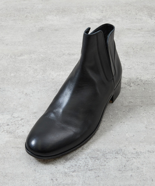 PADRONE（パドローネ）の「PADRONE パドローネ / BL INNERGORE BOOTS インナーゴア レザーヒールブーツ / PU8394-1102（ブーツ・メンズ・アッシュブラウン/ブラック・40/41/42）」の8枚目の写真
