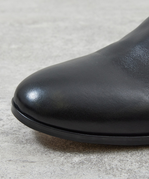 PADRONE（パドローネ）の「PADRONE パドローネ / BL INNERGORE BOOTS インナーゴア レザーヒールブーツ / PU8394-1102（ブーツ・メンズ・アッシュブラウン/ブラック・40/41/42）」の9枚目の写真
