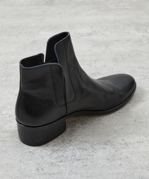 PADRONE（パドローネ）の「PADRONE パドローネ / BL INNERGORE BOOTS インナーゴア レザーヒールブーツ / PU8394-1102（ブーツ・メンズ・アッシュブラウン/ブラック・40/41/42）」の13枚目の写真