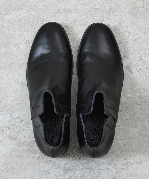 PADRONE（パドローネ）の「PADRONE パドローネ / BL INNERGORE BOOTS インナーゴア レザーヒールブーツ / PU8394-1102（ブーツ・メンズ・アッシュブラウン/ブラック・40/41/42）」の16枚目の写真