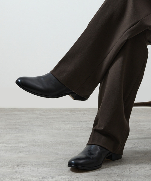 PADRONE パドローネ / BL INNERGORE BOOTS インナーゴア レザー