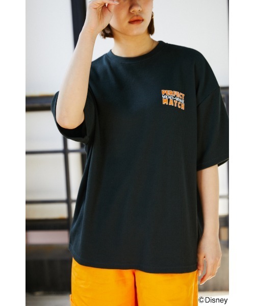 RODEO CROWNS WIDE BOWL（ロデオクラウンズワイドボウル）の「(M&M)ワッフルトップス（その他トップス・レディース・サックスブルー/オフホワイト/チャコールグレー/スモークピンク・FREE）」の6枚目の写真