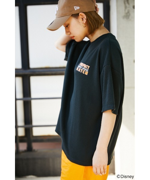 RODEO CROWNS WIDE BOWL（ロデオクラウンズワイドボウル）の「(M&M)ワッフルトップス（その他トップス・レディース・サックスブルー/オフホワイト/チャコールグレー/スモークピンク・FREE）」の7枚目の写真