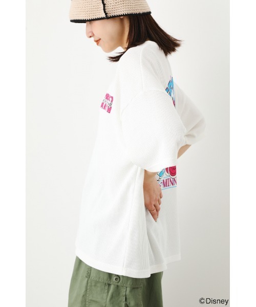 RODEO CROWNS WIDE BOWL（ロデオクラウンズワイドボウル）の「(M&M)ワッフルトップス（その他トップス・レディース・サックスブルー/オフホワイト/チャコールグレー/スモークピンク・FREE）」の18枚目の写真