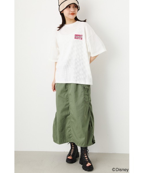 RODEO CROWNS WIDE BOWL（ロデオクラウンズワイドボウル）の「(M&M)ワッフルトップス（その他トップス・レディース・サックスブルー/オフホワイト/チャコールグレー/スモークピンク・FREE）」の19枚目の写真