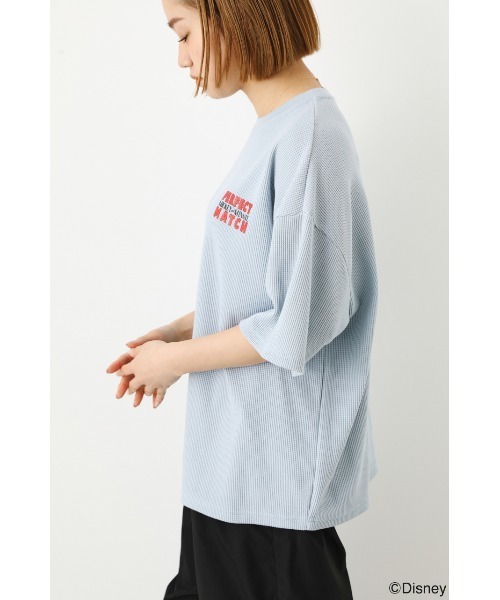 RODEO CROWNS WIDE BOWL（ロデオクラウンズワイドボウル）の「(M&M)ワッフルトップス（その他トップス・レディース・サックスブルー/オフホワイト/チャコールグレー/スモークピンク・FREE）」の22枚目の写真