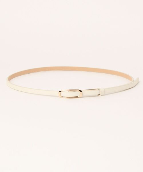 FOREVER 21(フォーエバー トゥエンティーワン)の「シンプルスリムベルト(ベルト・レディース・ブラウン/オフホワイト/ブラック・FREE)」の2枚目の写真