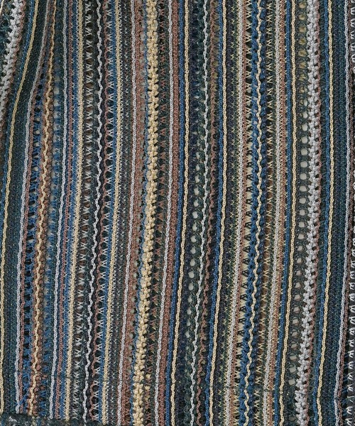 CIAOPANIC TYPY(チャオパニックティピー)の「【KIDS】バルファレースマルチストライプシャツ(シャツ/ブラウス・キッズ・グリーン/オレンジ・M/XL/XXL)」の5枚目の写真