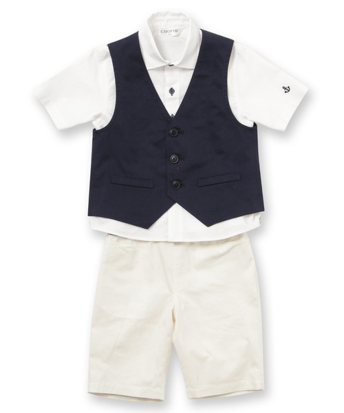 【セール】ホワイトベストスーツ(スーツセット)|CHOPIN(ショパン) 【セール】ホワイトベストスーツ(スーツセット)|CHOPIN(ショパン)