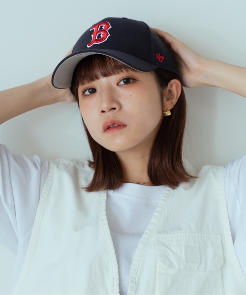 '47(フォーティーセブン)の「47BRAND/フォーティーセブンブランド MVP CAP キャップ(キャップ・メンズ・レッド/ネイビー/ネイビー系/グリーン/ブラック/ブラウン系・FREE)」の5枚目の写真