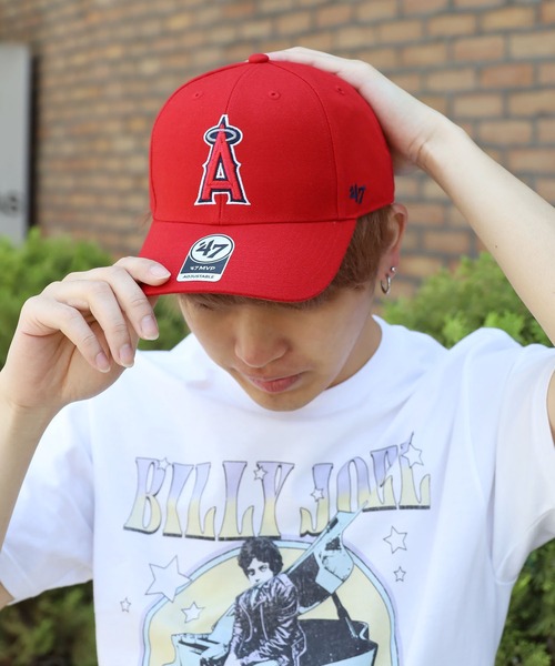 '47(フォーティーセブン)の「47BRAND/フォーティーセブンブランド MVP CAP キャップ(キャップ・メンズ・レッド/ネイビー/ネイビー系/グリーン/ブラック/ブラウン系・FREE)」の6枚目の写真