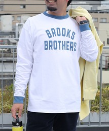 ◆オンラインストア限定◆LOGO Series コットン クルーネック ロングスリーブ リンガーTシャツ