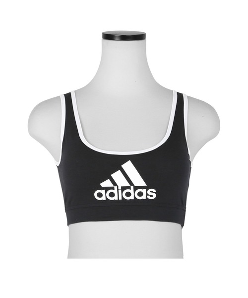 adidas（アディダス）の「adidas アディダス ハーフトップ レディース（ブラジャー・レディース・グレー/ブラック/カーキ/グリーン・LARGE/MEDIUM/X-LARGE/SMALL）」の2枚目の写真