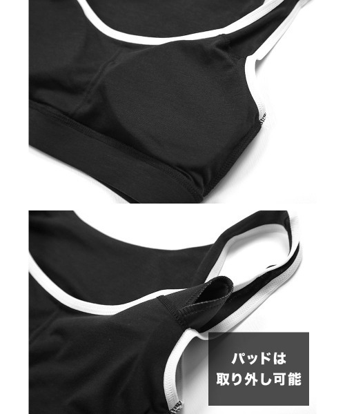 adidas（アディダス）の「adidas アディダス ハーフトップ レディース（ブラジャー・レディース・グレー/ブラック/カーキ/グリーン・LARGE/MEDIUM/X-LARGE/SMALL）」の12枚目の写真