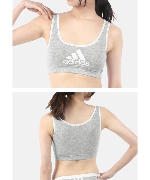 adidas（アディダス）の「adidas アディダス ハーフトップ レディース（ブラジャー・レディース・グレー/ブラック/カーキ/グリーン・LARGE/MEDIUM/X-LARGE/SMALL）」の9枚目の写真