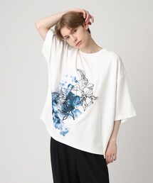 tk.TAKEO KIKUCHI | フラワー&エンブロ ムササビドルマンTシャツ(Tシャツ/カットソー)