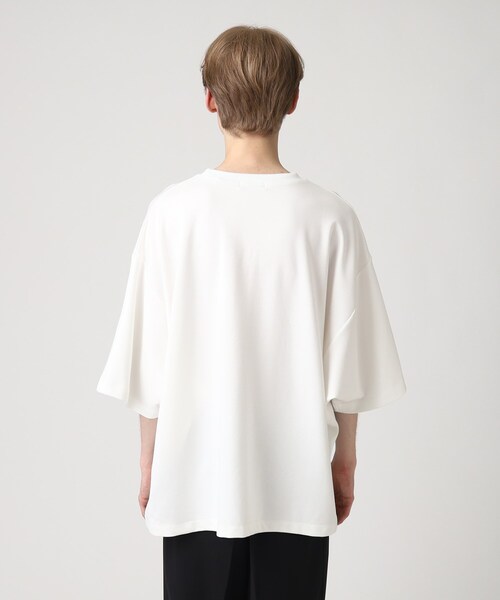 tk.TAKEO KIKUCHI（ティーケータケオキクチ）の「◆フラワー&エンブロ ムササビドルマンTシャツ（Tシャツ/カットソー・メンズ・ブラック/ホワイト・88）」の6枚目の写真