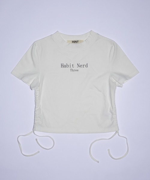 WHO'S WHO gallery(フーズフーギャラリー)の「【HiNT/ヒント】サイドシャーリングTEE(Tシャツ/カットソー・レディース・ホワイト/ブラック/ネイビー・FREE)」の16枚目の写真