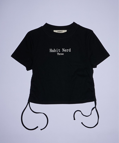 WHO'S WHO gallery(フーズフーギャラリー)の「【HiNT/ヒント】サイドシャーリングTEE(Tシャツ/カットソー・レディース・ホワイト/ブラック/ネイビー・FREE)」の20枚目の写真