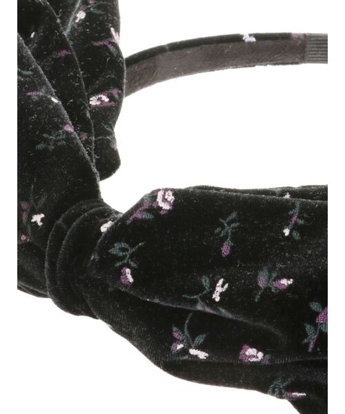 merry jenny（メリージェニー）の「floral ribbonベロアカチューシャ（カチューシャ・レディース・ブラック/ネイビー・FREE）」の16枚目の写真