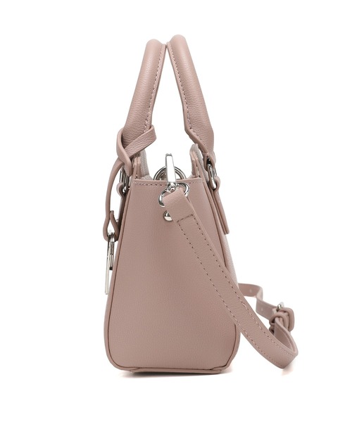 MERCURYDUO（マーキュリーデュオ）の「【MERCURYDUO/マーキュリーデュオ】メタルアイレット　ミニハンドバッグ（ハンドバッグ・レディース・ブラック/アイボリー/スモークピンク/ベージュ系その他/ベージュ・FREE）」の12枚目の写真