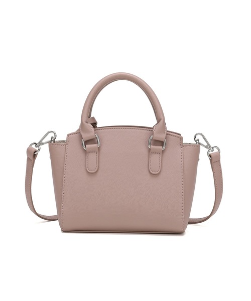 MERCURYDUO（マーキュリーデュオ）の「【MERCURYDUO/マーキュリーデュオ】メタルアイレット　ミニハンドバッグ（ハンドバッグ・レディース・ブラック/アイボリー/スモークピンク/ベージュ系その他/ベージュ・FREE）」の13枚目の写真