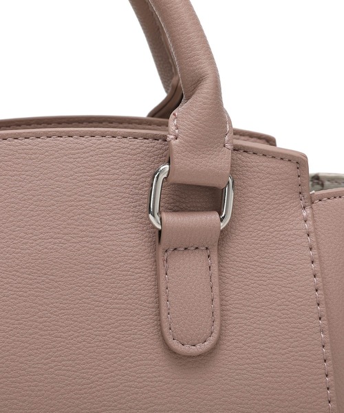 MERCURYDUO（マーキュリーデュオ）の「【MERCURYDUO/マーキュリーデュオ】メタルアイレット　ミニハンドバッグ（ハンドバッグ・レディース・ブラック/アイボリー/スモークピンク/ベージュ系その他/ベージュ・FREE）」の14枚目の写真