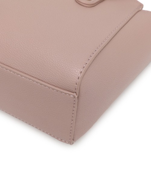 MERCURYDUO（マーキュリーデュオ）の「【MERCURYDUO/マーキュリーデュオ】メタルアイレット　ミニハンドバッグ（ハンドバッグ・レディース・ブラック/アイボリー/スモークピンク/ベージュ系その他/ベージュ・FREE）」の20枚目の写真