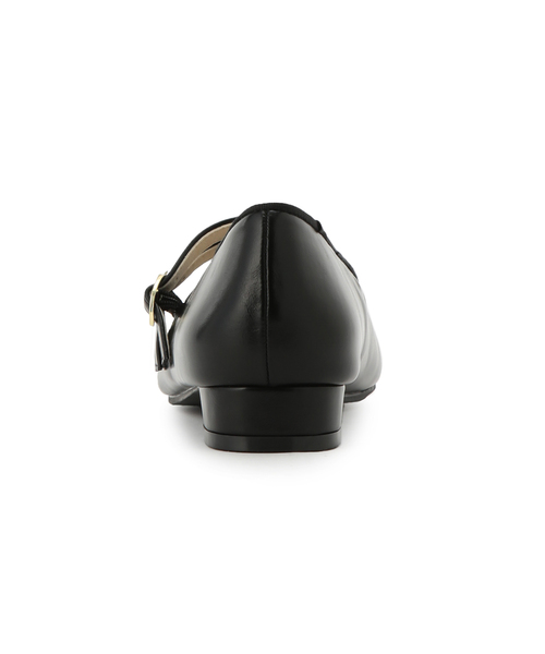 Juze(ジュゼ)の「ダブルストラップメリージェーン(バレエシューズ・レディース・ブラック/オフホワイト・24.0cm/23.0cm/23.5cm)」の8枚目の写真