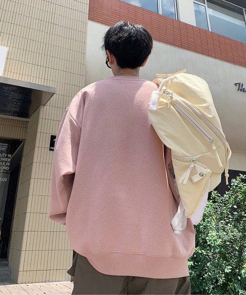 【セール】【neos -addictive design-】CONVERSE コンバース ルーズシルエット シューズロゴ 刺繍 裏起毛 クルーネック スウェット プルオーバー（スウェット）｜CONVERSE（コンバース）