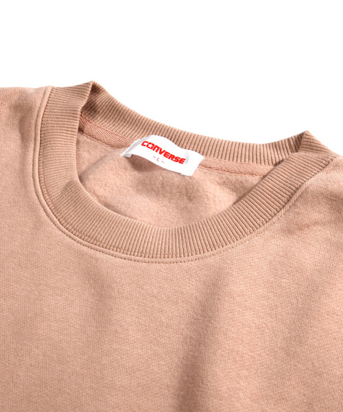 【セール】【neos -addictive design-】CONVERSE コンバース ルーズシルエット シューズロゴ 刺繍 裏起毛 クルーネック スウェット プルオーバー（スウェット）｜CONVERSE（コンバース）