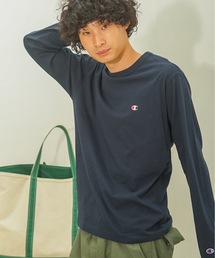 【CHAMPION/チャンピオン】 USAコットン ワンポイント刺繍 ロンT サスティナブル