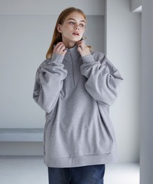 SERACE（セラス）の「【SERACE】Loose silhouette half zip pullover / ルーズシルエットハーフジッププルオーバー（スウェット）」