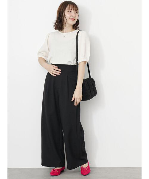 Te chichi TERRASSE(テチチテラス)の「ローヒールリボンパンプス(パンプス・レディース・ネイビー/ベージュ/ピンク/ブラック・M/L)」の6枚目の写真