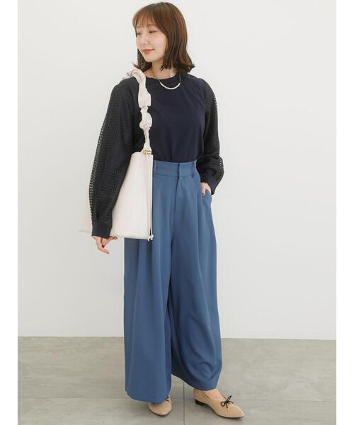 Te chichi TERRASSE(テチチテラス)の「ローヒールリボンパンプス(パンプス・レディース・ネイビー/ベージュ/ピンク/ブラック・M/L)」の16枚目の写真