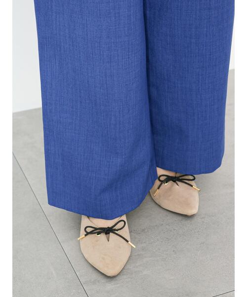 Te chichi TERRASSE(テチチテラス)の「ローヒールリボンパンプス(パンプス・レディース・ネイビー/ベージュ/ピンク/ブラック・M/L)」の17枚目の写真