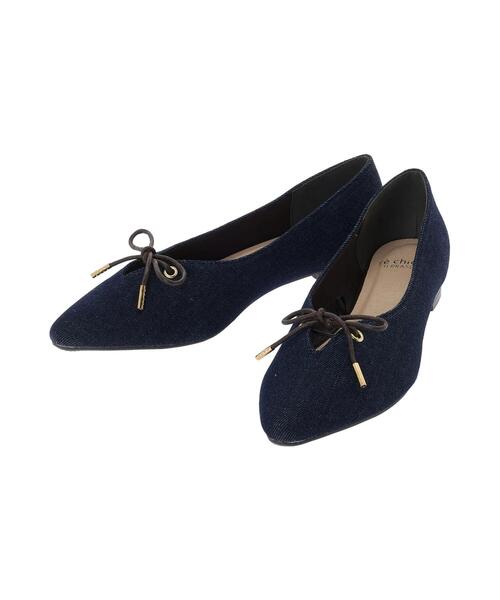 Te chichi TERRASSE(テチチテラス)の「ローヒールリボンパンプス(パンプス・レディース・ネイビー/ベージュ/ピンク/ブラック・M/L)」の21枚目の写真