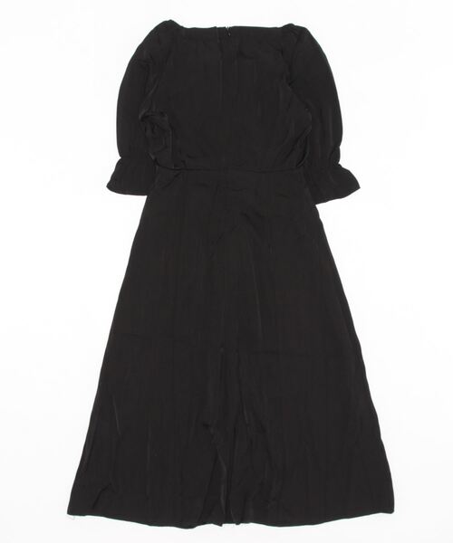 LUGG NAGG（ラグナグ）の「スクエアネックデコルテシャーリングワンピース（ワンピース・レディース・ベージュ/ブラック・M/XL/S/L）」の9枚目の写真