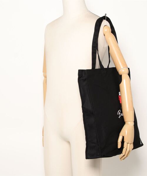 BEN DAVIS（ベンデイビス）の「【BEN DAVIS】刺繍トートバッグ（トートバッグ・レディース・ブラック/ナチュラル・FREE）」の6枚目の写真