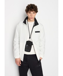 ARMANI EXCHANGE | 【A|X アルマーニ エクスチェンジ】AXロゴ　ストラップ付き小物ポーチ&イヤフォンケース(ポーチ)