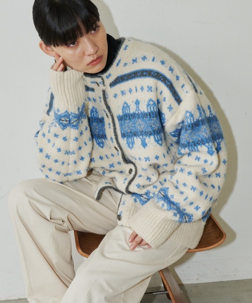 【コロポロさん専用】HOLIDAY ノルディック ショール カーディガン コロポロさん専用】HOLIDAY ノルディック ショール カーディガン