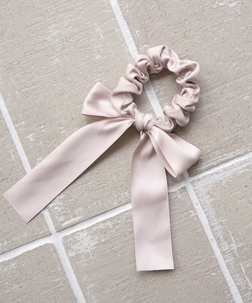 Lycee mine（リセマイン）の「ビッグリボンシュシュ（その他ヘアアクセサリー・キッズ・ブラック/ピンク/グレイッシュベージュ・フリー）」の12枚目の写真