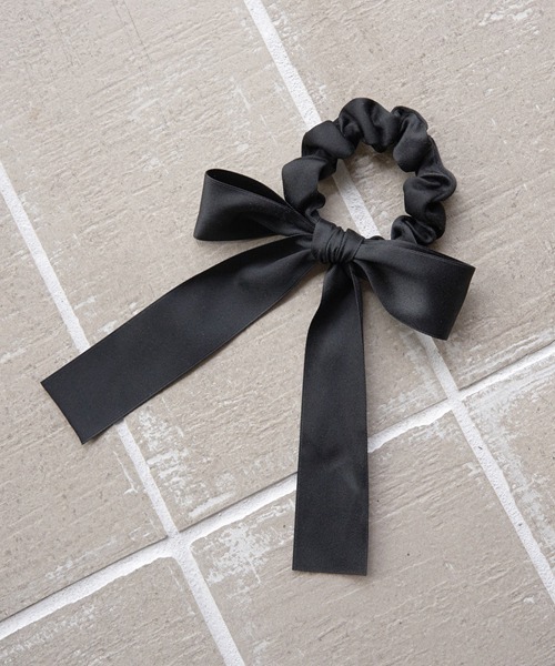 Lycee mine（リセマイン）の「ビッグリボンシュシュ（その他ヘアアクセサリー・キッズ・ブラック/ピンク/グレイッシュベージュ・フリー）」の13枚目の写真