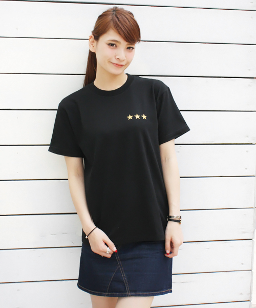 X-girl（エックスガール）の「TEAM S/S BIG TEE（Tシャツ/カットソー・レディース・ホワイト/ブラック/レッド・ONE SIZE）」の5枚目の写真