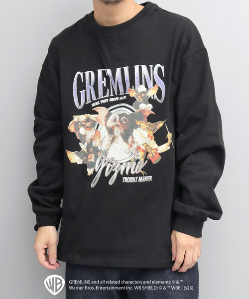 A.M.S.（エーエムエス）の「GREMRINS グレムリン ギズモ コラージュ ロングスリーブTシャツ（Tシャツ/カットソー・メンズ・ホワイト/ブラック・M/L）」の4枚目の写真