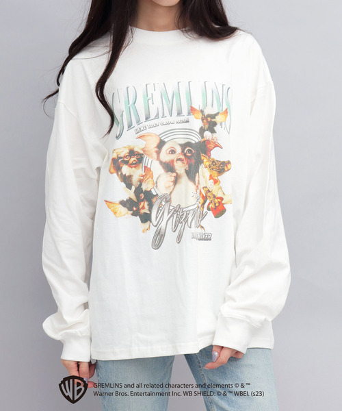 A.M.S.（エーエムエス）の「GREMRINS グレムリン ギズモ コラージュ ロングスリーブTシャツ（Tシャツ/カットソー・メンズ・ホワイト/ブラック・M/L）」の3枚目の写真