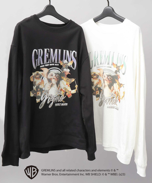 A.M.S.（エーエムエス）の「GREMRINS グレムリン ギズモ コラージュ ロングスリーブTシャツ（Tシャツ/カットソー・メンズ・ホワイト/ブラック・M/L）」の5枚目の写真