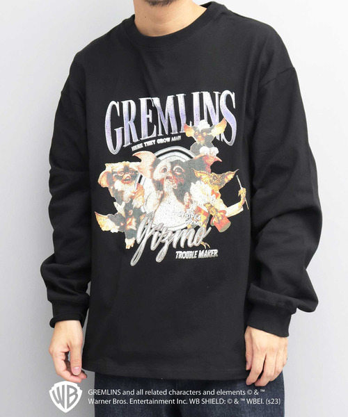 A.M.S.（エーエムエス）の「GREMRINS グレムリン ギズモ コラージュ ロングスリーブTシャツ（Tシャツ/カットソー・メンズ・ホワイト/ブラック・M/L）」の7枚目の写真